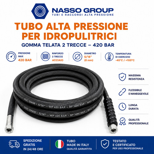Tubo idropulitrice 400 bar - tubo,